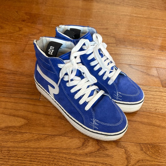 R13 Rogue Sneaker – Bright Blue Suede - Picture 7 of 9
